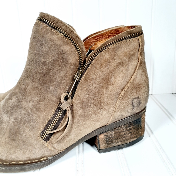 Born Montoro Suede Distressed Booties - Picture 5 of 14